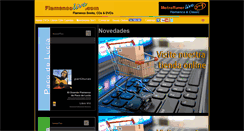 Desktop Screenshot of flamencolive.com